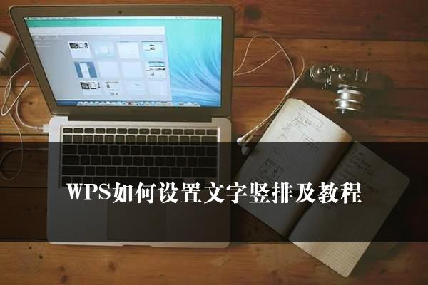 WPS如何设置文字竖排及教程