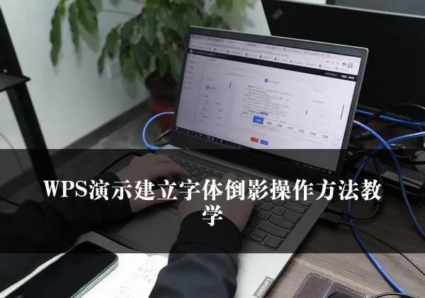 WPS演示建立字体倒影操作方法教学