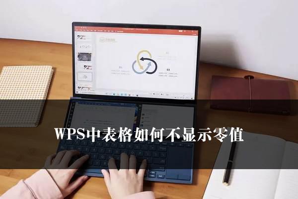 WPS中表格如何不显示零值