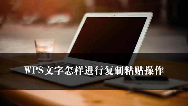 WPS文字怎样进行复制粘贴操作