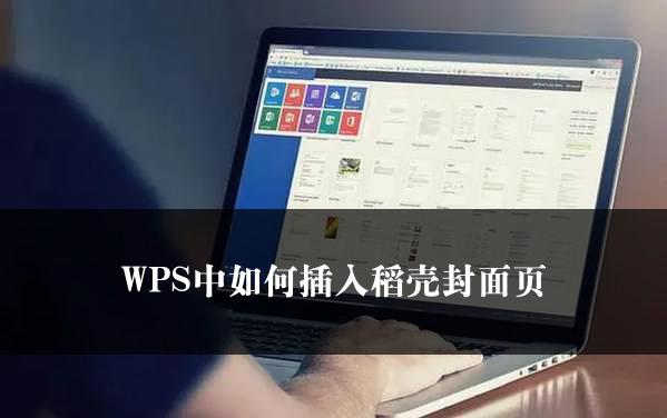 WPS中如何插入稻壳封面页