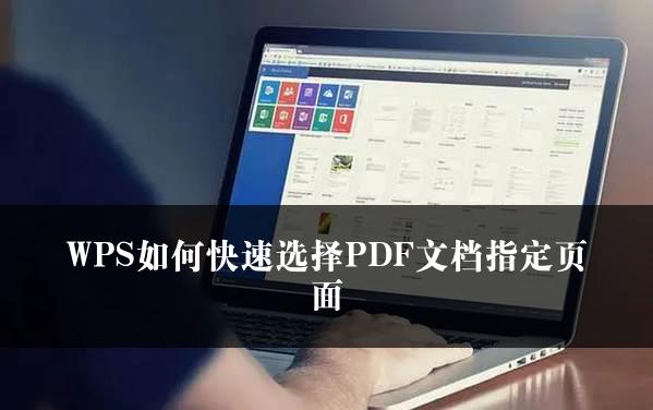 WPS如何快速选择PDF文档指定页面