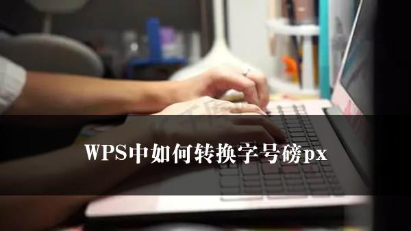 WPS中如何转换字号磅px