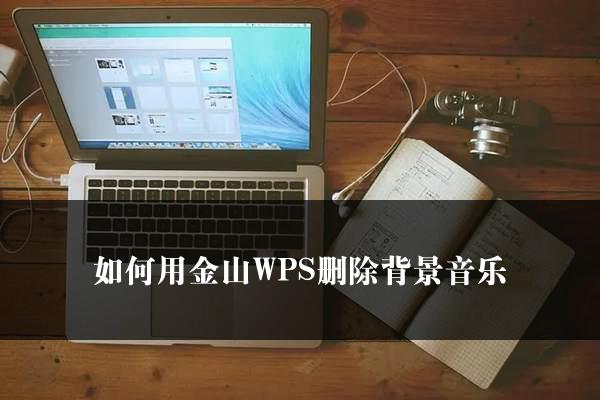 如何用金山WPS删除背景音乐