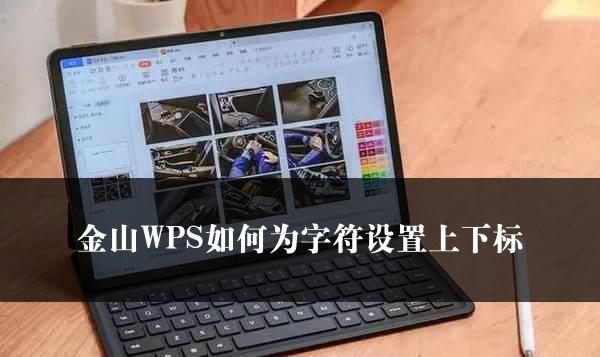 金山WPS如何为字符设置上下标