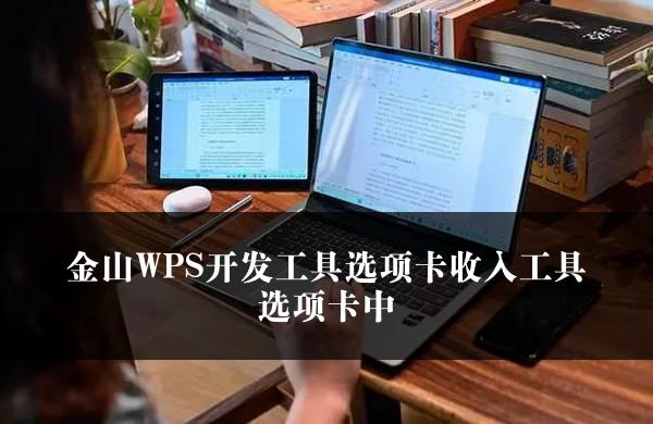 金山WPS开发工具选项卡收入工具选项卡中