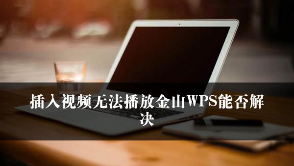 插入视频无法播放金山WPS能否解决