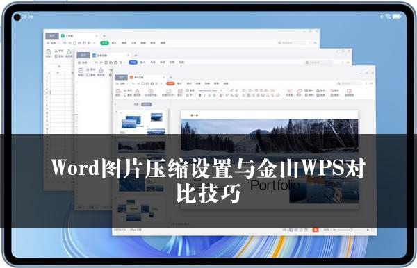 Word图片压缩设置与金山WPS对比技巧