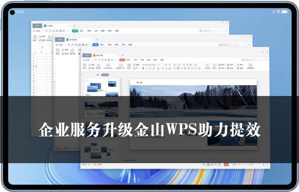 企业服务升级金山WPS助力提效