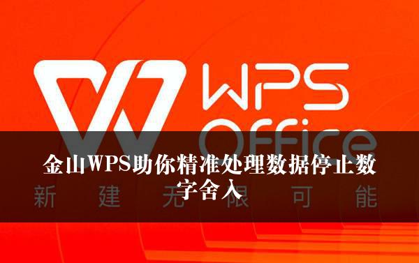 金山WPS助你精准处理数据停止数字舍入