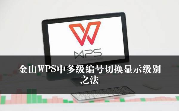 金山WPS中多级编号切换显示级别之法