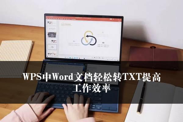 WPS中Word文档轻松转TXT提高工作效率