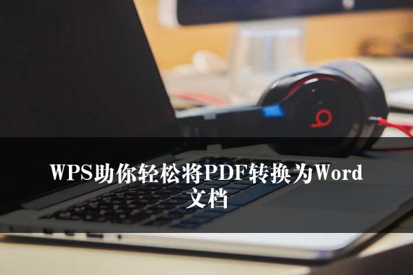 WPS助你轻松将PDF转换为Word文档