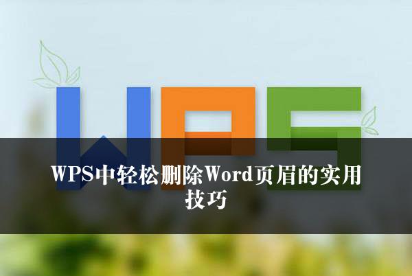 WPS中轻松删除Word页眉的实用技巧