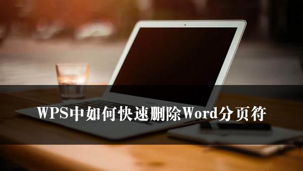 WPS中如何快速删除Word分页符