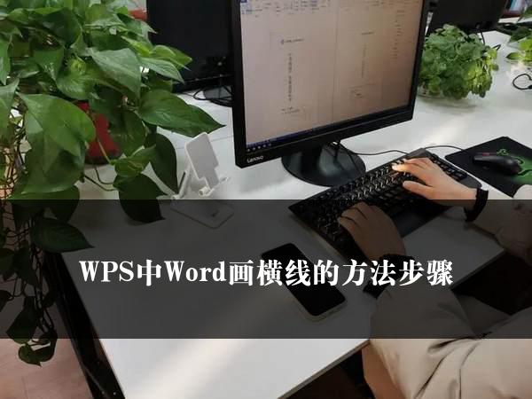 WPS中Word画横线的方法步骤