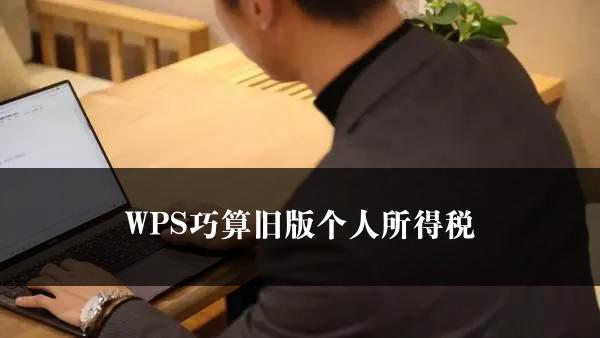 WPS巧算旧版个人所得税