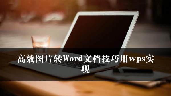 高效图片转Word文档技巧用wps实现