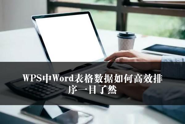 WPS中Word表格数据如何高效排序一目了然